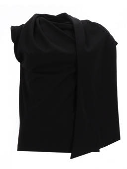 The Garment - Black Solid Cowl Neck Top