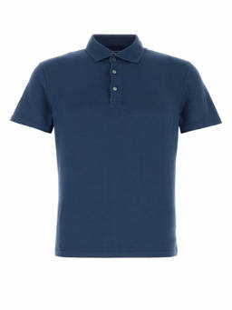 Fedeli - Navy Blue Solid Polo T-Shirt (5XL)