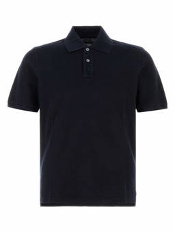 Fedeli - Navy Blue Solid Polo T-Shirt (5XL)