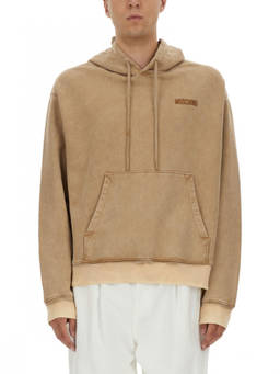 Moschino - Light Brown Logo Hoodie