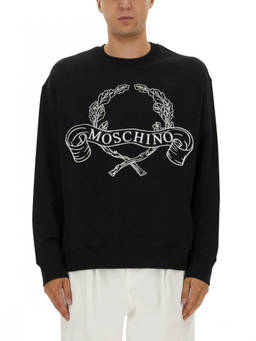 Moschino - Black Crew Neck Sweatshirt