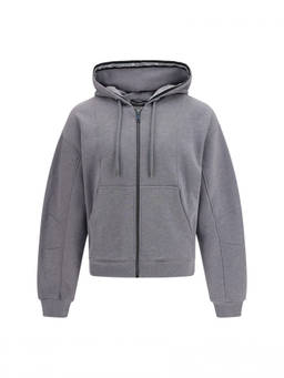 Dolce&Gabbana - Grey Zip-Up Hoodie