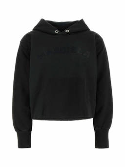 Maison Margiela - Black Logo Embroidered Hoodie (XS)