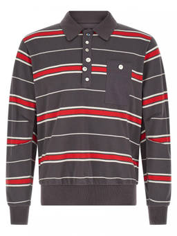 Undercover - Multi Colour Striped Polo T-Shirt