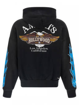 Amiri - Black Ma Flames Hoodie (L)