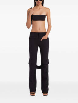 Courreges - Black Bandeau Top