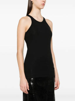 Sportmax - Black Cotton Sleeveless Top (M)