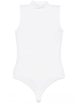 Wolford - White High Neck Bodysuit (M)