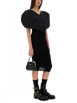 Vivienne Westwood - Black Solid Round Neck Top (S)