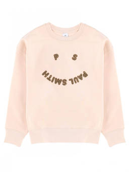 Ps By Paul Smith - White Logo Crew Neck Sweatshirt