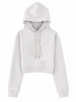 Stella McCartney - Grey Logo Hood Sweatshirt