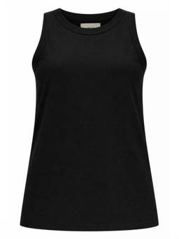 Loulou Studio - Black Solid Crew Neck Top