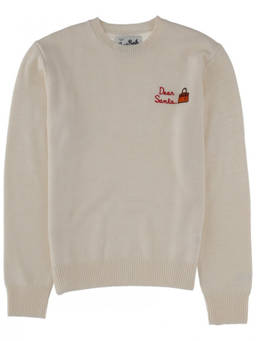 MC2 Saint Barth - White Embroidered Crew Neck Sweatshirt