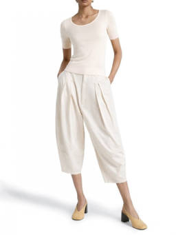 Lemaire - Beige Solid Scoop Neck Top