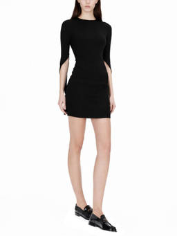 Alexander Wang - Black Solid Round Neck Top