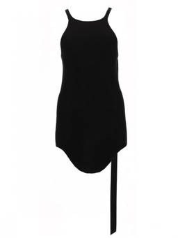 Rick Owens - Black Solid Scoop Neck Top