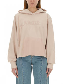 Maison Margiela - Pink Logo Hood Sweatshirt