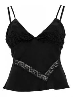 MSGM - Black Lace Top
