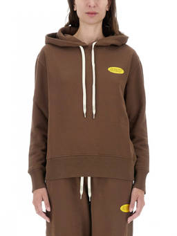 Autry - Brown Logo Hood Sweatshirt (M)