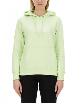 The North Face - Green Logo Hood Sweatshirt (XS)
