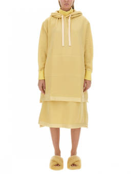 Jil Sander - Yellow Solid Hood Sweatshirt