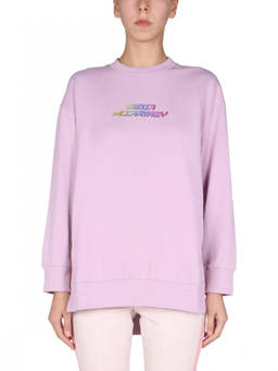 Stella McCartney - Purple Logo Crew Neck Sweatshirt (XS)