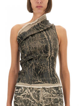 Rick Owens - Black Abstract One Shoulder Top (S)