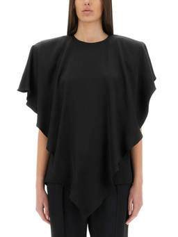 Stella McCartney - Black Solid Round Neck Top