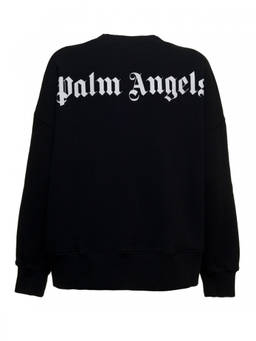 Palm Angels - Black Crew Neck Sweatshirt (L)