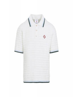 Casablanca - White Logo Regular Polo T-Shirt