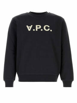 A.P.C. - Black Crew Neck Sweatshirt