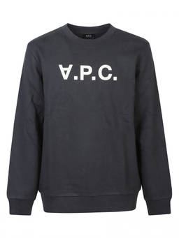 A.P.C. - Black Crew Neck Sweatshirt