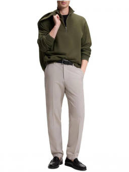 Boss - Peach Mock Collar Sweatshirt