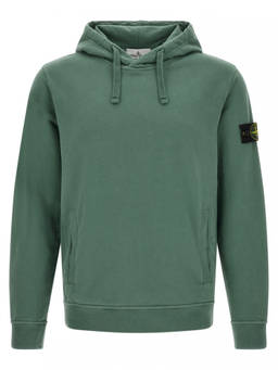 Stone Island - Green Logo Hoodie