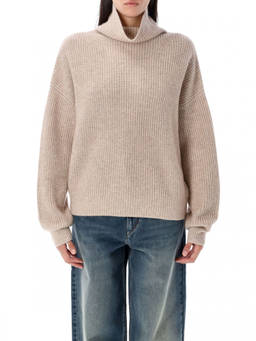 Isabel Marant - Beige Ribbed Sweater