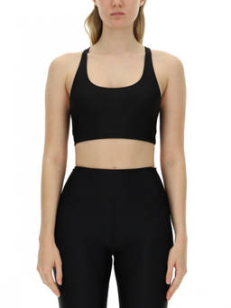 Rotate Birger Christensen - Black Solid Scoop Neck Top (L)