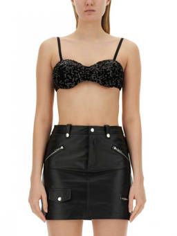 Moschino - Black Embellished Top
