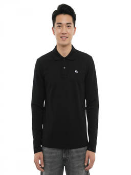 Diesel - Black Shirt Collar Polo T-Shirt