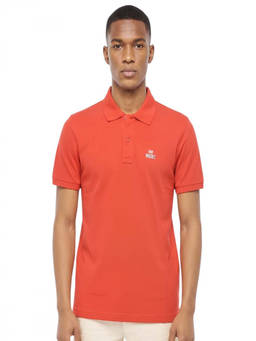 Diesel - Red Shirt Collar Polo T-Shirt