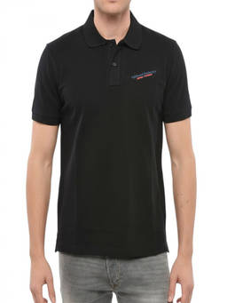 Diesel - Black Shirt Collar Polo T-Shirt