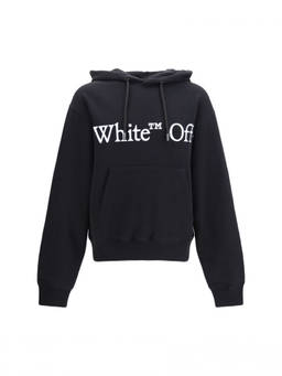 OFF-WHITE - Black Logo Comfort Hoodie