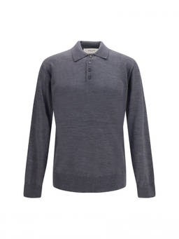 Golden Goose - Grey Shirt Collar Polo T-Shirt
