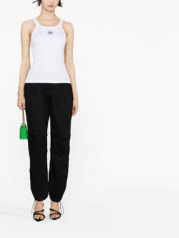 Fendi - White Ribbed Cotton Top
