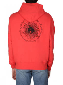 Sunflower - Red Logo Hood Sweatshirt