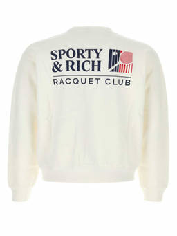 Sporty & Rich - Off White Logo Sweatshirt