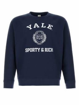 Sporty & Rich - Dark Navy Graphic Sweatshirt (XL)