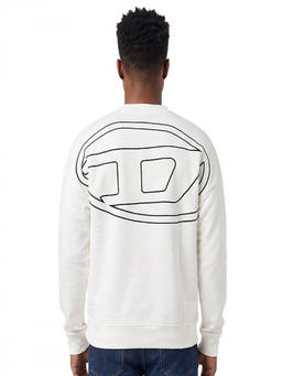 Diesel - White Crew Neck Sweatshirt