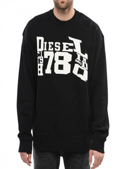 Diesel - Black Crew Neck Sweatshirt (XXS)