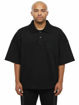Dsquared2 - Black Shirt Collar Polo T-Shirt