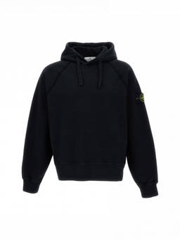 Stone Island - Black Logo Hoodie